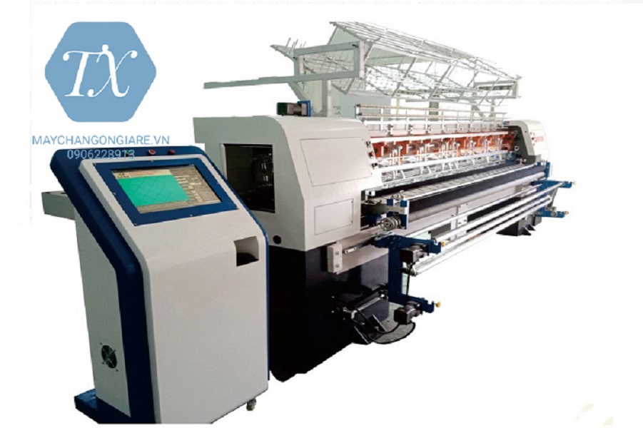 Máy chần gòn vi tính nhiều kim